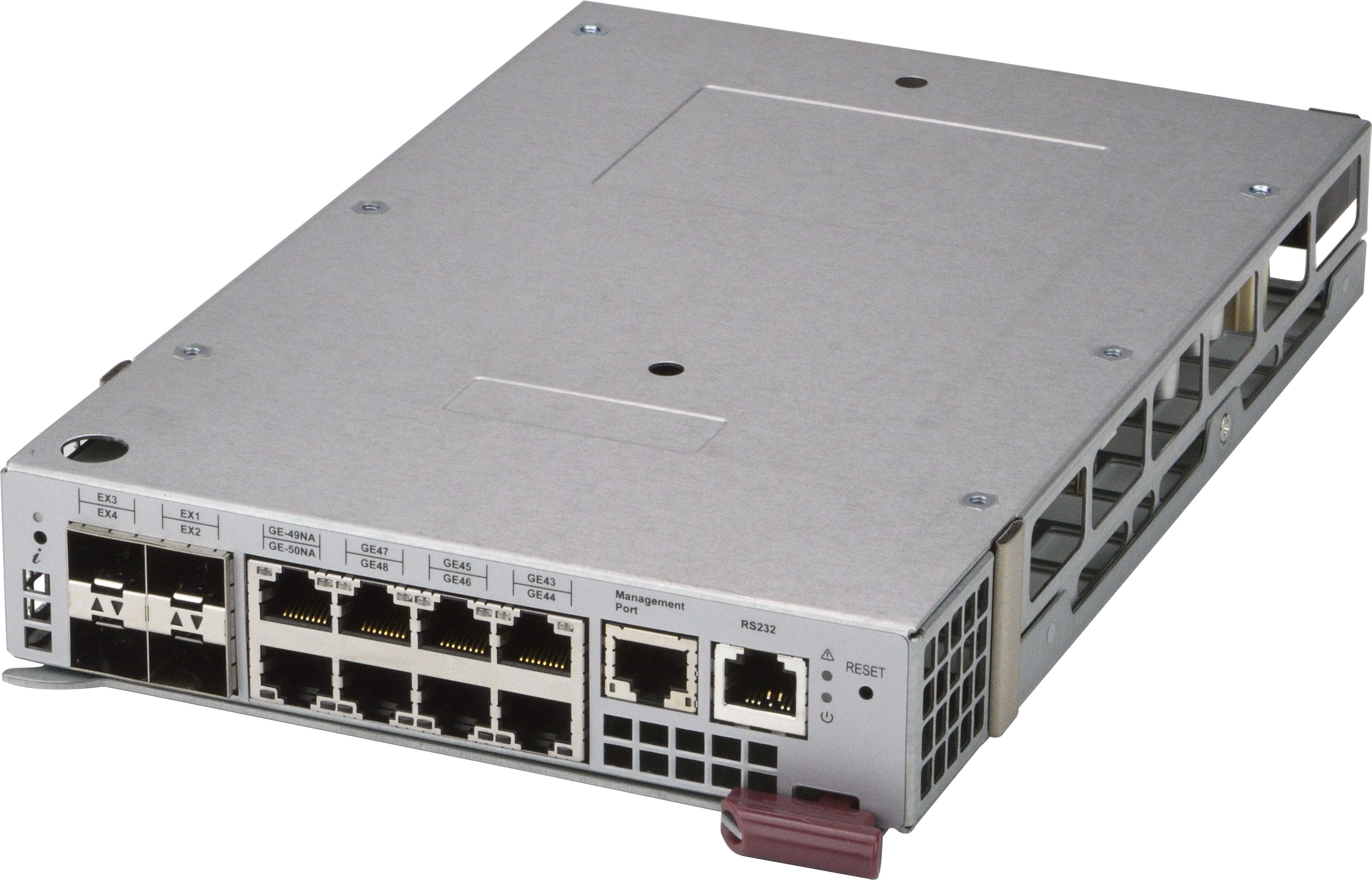 Super MBM-GEM-004, Broadcom Embedded, 4x 10Gb/SFP+ & 8x 1Gb(Up), 28x 1Gb(Down) MicroBlade SDN Switch