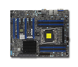 Super X10SRA, 1x E5-2600v4/22C, 6x PCI-e, HD Audio, 2x GB/i210 LAN,10x SATA3(C612)+R, DDR4(512GB)