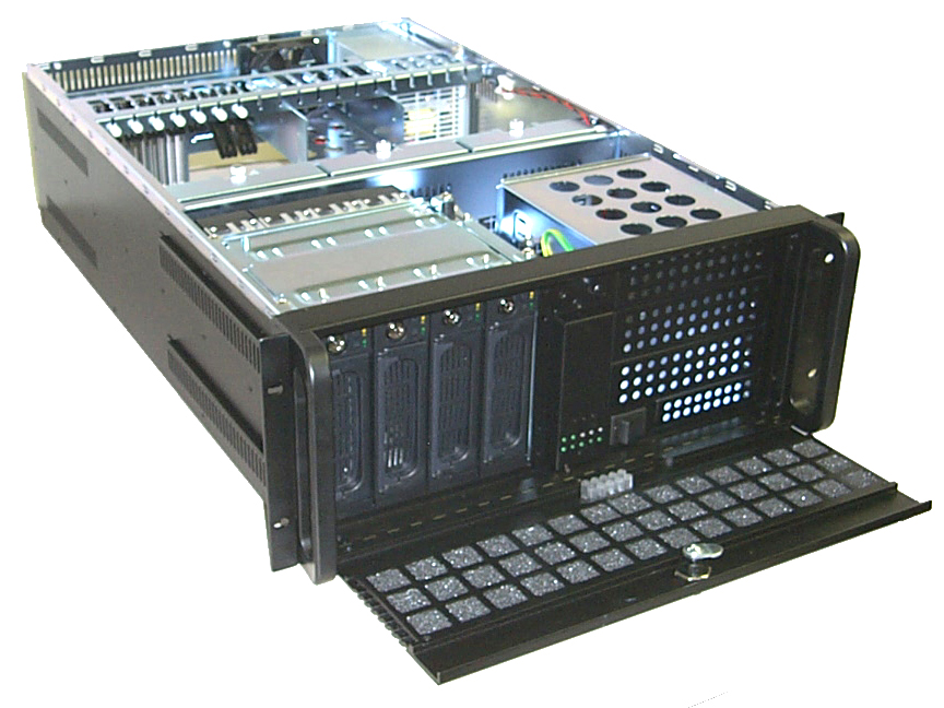AIC RMC4L2-G, 4U RM/Long, 7x Bays, 2x460W P.S