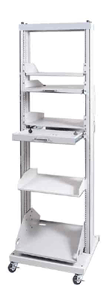 RACK-35U-OP, 35U Open Rack, Black