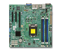 Super X10SLM+-F, E3-1200v4/LGA1150, 3x PCI-e, Video, 2x GB/i210AT, 6x SATA+R, IPMI, DDR3(32GB)