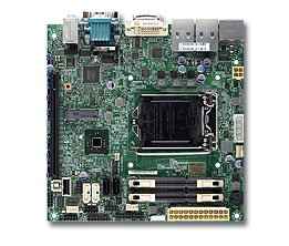 Super X10SLV,4th Gen Core i7/i5/i3/LGA1150,PCI-e,Video,HD Audio,2xGB/i210AT,2xSATA+1xmSATA,DDR3(16G)