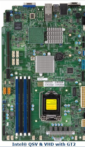 Super X11SSW-TF, E3-1200v5 or i3, WIO, Video, 2x 10GB/X540 LAN, 6x SATA3+R, IPMI, D4(64GB)