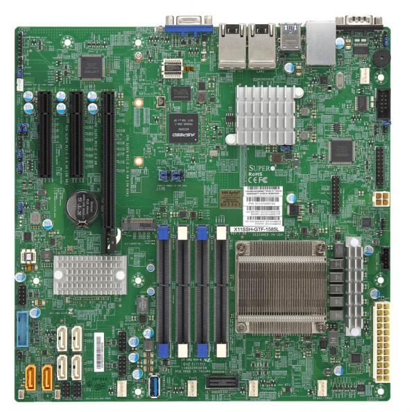Super X11SSH-GF-1585L,E3-1585Lv5/4C8T/45W,VHD w/GT4e,2x GB/i350,M.2+6x SATA+R,D4(64GB) SO-DIMM,mATX