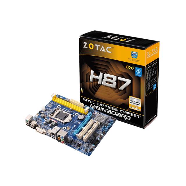 ZOTAC H87MAT-A-E LGA1150/ Intel H87/ DDR3/ SATA3&USB3.0/ A&GbE/ MicroATX Motherboard