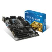 MSI H170A PC MATE LGA1151/ Intel H170/ DDR4/ 2-Way CrossFireX/ SATA3&USB3.1/ M.2&SATA Express/ A&GbE