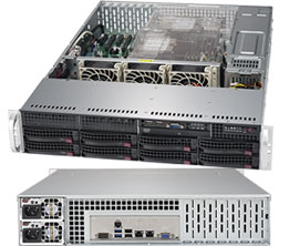 Super 6029P-TRT, 2x LGA3647, 6x PCIe, Video, 2x 10GB/X722,8x HS SATA3(C622)+R,IPMI,D4(2TB),2U/R1000W