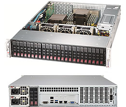 Super 2029P-ACR24L,2x LGA3647,Video,2x10GB/X557,24xHS 2.5" SAS3(3008/IT Mode),IPMI,D4(2TB),2U/R1200W