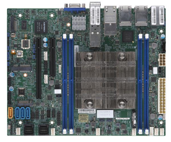 Supermicro X11SDV-16C-TP8F,D-2146NT/TDP,PCI-e,Video,4xGB/2x10GB+2x10G/SFP+,12xSATA3+R,IPMI,D4(256GB)
