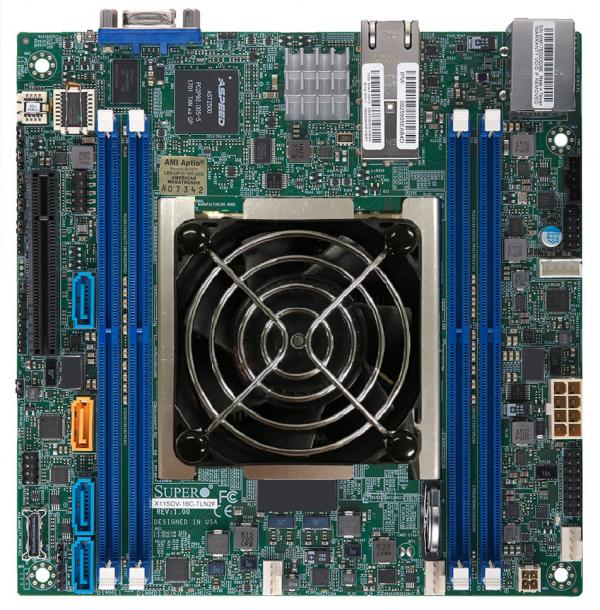 Supermicro X11SDV-8C+-TLN2F, D-2141i/8C/16T, PCI-e, Video, 2x 10GB/X557, 8x SATA3+R,IPMI,DDR4(512GB)