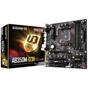 GIGABYTE GA-AB350M-D3H Socket AM4/ AMD B350/ DDR4/ 2-Way CrossFireX/ SATA3&USB3.1/ M.2/ A&GbE/ Micro