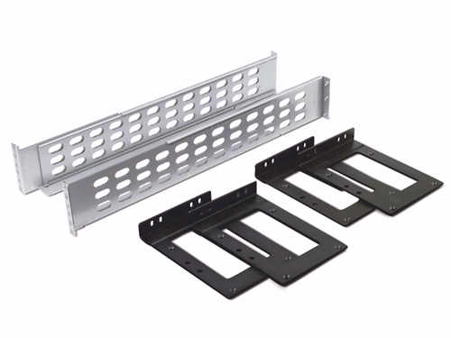 Rack rail kit - gray - 19in