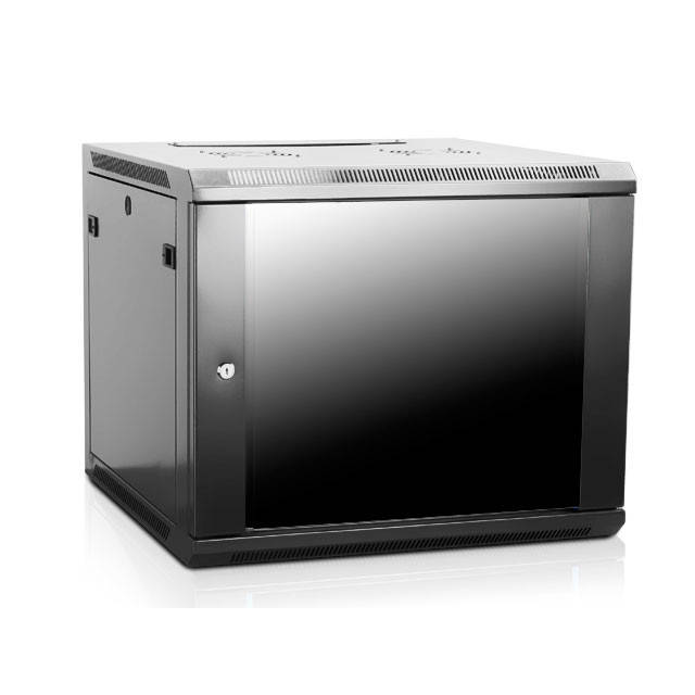 iStarUSA CLAYTEK WM960-PP24C6 9U 600mm Depth Wallmount Server Cabinet w/ 1U 24-port Cat6 Patch Panel