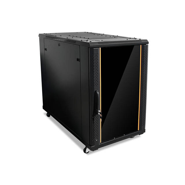 iStarUSA 18U 1000mm Depth Rack-mount Server Cabinet w/ 1U 12-outlet Lightning Surge Protection PDU