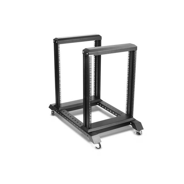 iStarUSA WO15AB 15U 4 Post Open Frame Rack