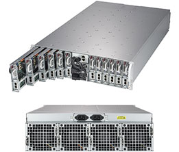 Super 5039MC-H12TRF,12x Nodes,E2100/LGA1151,Video,2xGB Lan,2x3.5" or 4x2.5" Bay,IPMI,D4/128G,3U/R2KW
