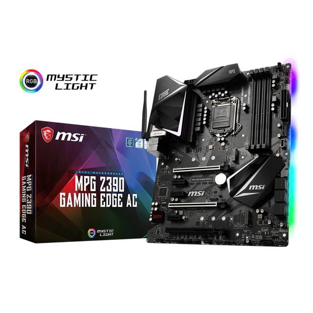 MSI MPG Z390 GAMING EDGE AC LGA1151/ Intel Z390/ DDR4/ 3-Way CrossFireX & 2-Way SLI/ SATA3&USB3.1/ M