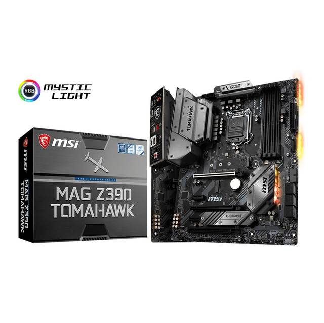 MSI MAG Z390 TOMAHAWK LGA1151/ Intel Z390/ DDR4/ 2-Way CrossFireX/ SATA3&USB3.1/ M.2/ A&GbE/ ATX
