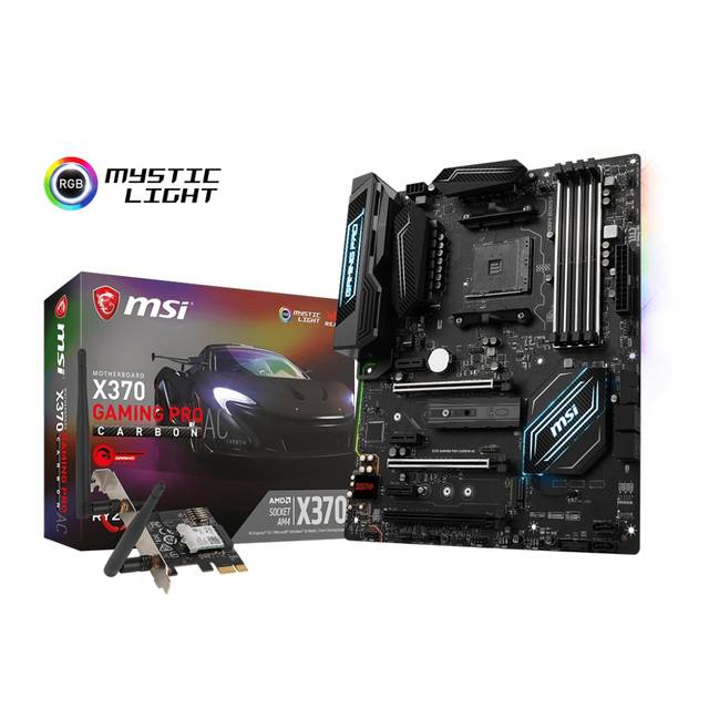 MSI X370 GAMING PRO CARBON AC Socket AM4/ AMD X370/ DDR4/ SATA3&USB3.1/ 3-Way CrossFireX & 2-Way SLI