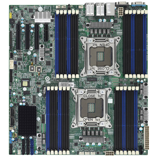 Tyan S7052WGM5NR Dual LGA2011 Xeon/ Intel C602/ SAS&SATA3/ 5GbE/ SSI EEB Server Motherboard