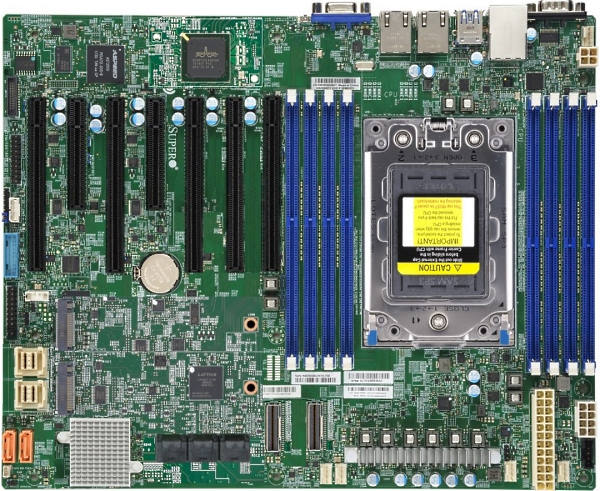 Supermicro H12SSL-CT,1x AMD 7002/Socket SP3,7xPCIe,VGA,2x10GB/BCM57416,8x SAS3+R/3008,IPMI,DDR4(2TB)