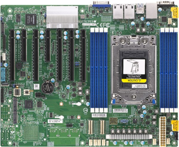 Supermicro H12SSL-NT,1x AMD 7002/Socket SP3,7xPCIe,VGA,2x10GB/BCM57416,8xSATA3+2xNVMe,IPMI,DDR4(2TB)