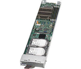 Super MiroBlade MBi-6119M-T2N, E-2200/LGA1151,2x GB/i350 LAN,2x 2.5" NVMe/SATA3 Drives,IPM,D4(128GB)