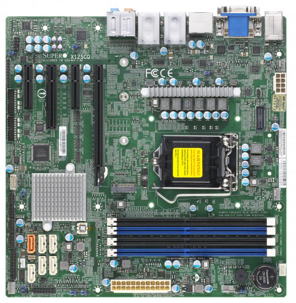 Super X12SCQ, i3/i5/i7/i9 LGA-1200, 4x PCIe, Video+HDMi, 2x GB LAN, 6x SATA3+R, M.2, D4(128GB)