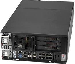 Super E403-9D-16C-FRDN13+,D-2183iT-2.2Ghz/16C/32T,VGA,9xGB & 4x10G/SFP+,4x2.5",IPMI,Box PC,600W DC
