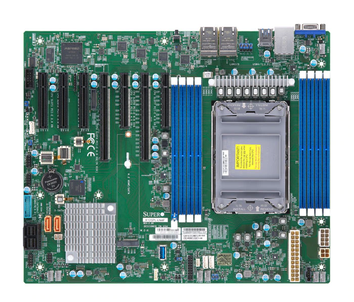 Super X12SPL-LN4F,1x LGA-4189,4xPCI-E 4.0+3xPCI 3.0,VGA,4x GB/i210,10x SATA3+R,1x M.2,IPMI,DDR4(2TB)