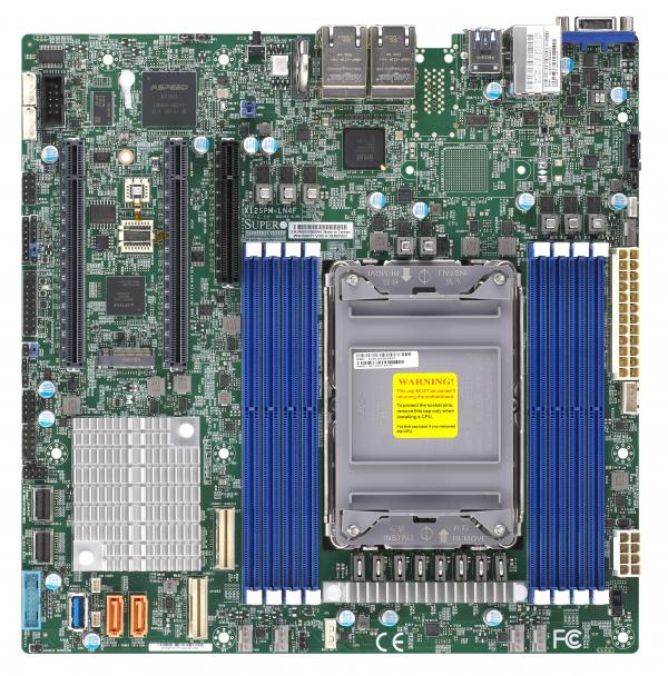 Super X12SPM-LN4F, 1x LGA-4189, 3x PCI-E 4.0,VGA, 4x GB/i350, 10x SATA3+R, 4x NVMe, IPMI, DDR4(2TB)