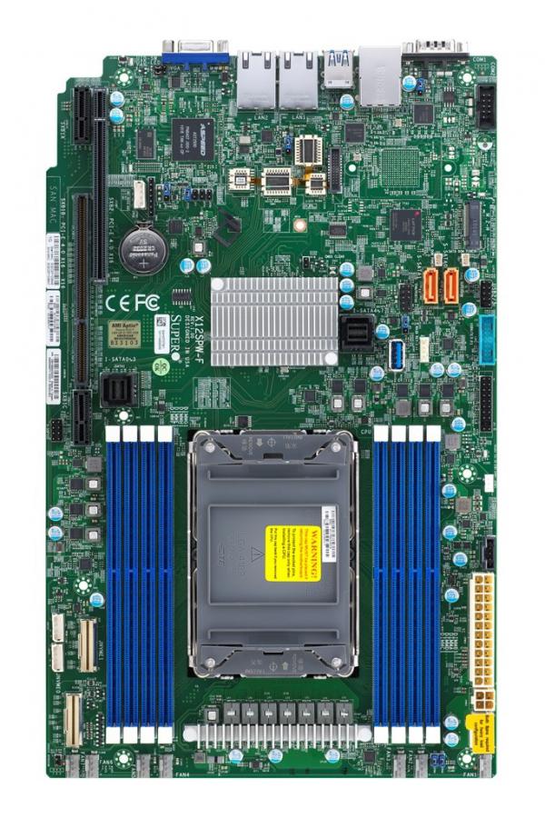 Super X12SPW-F, 1x LGA-4189, WIO/4xPCI-E 4.0, VGA, 2x GB/i210, 10x SATA3+R, 4xNVMe x4,IPMI,DDR4(2TB)