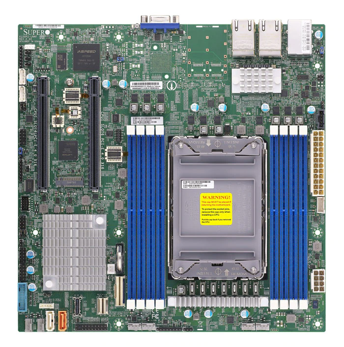 Super X12SPZ-LN4F, 1x LGA-4189,2x PCI-E 4.0,VGA,4x GB/i350,6x SATA3+R,2x SlimSAS Port,IPMI,DDR4(2TB)