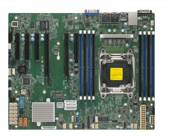Super X11SRL-F, LGA2066, VGA,6x PCI-e, 2x GB/i210 LAN, 8x SATA3+Raid/C422, M.2, IPMI, DDR4(512GB)