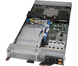 SuperBlade SBi-610P-1C2N,1xLGA-4189,Video,2x25GB,2xHS 2.5" NVMe/SAS3/SATA3,1xNVMe M.2,IPMI,D4(4TB)