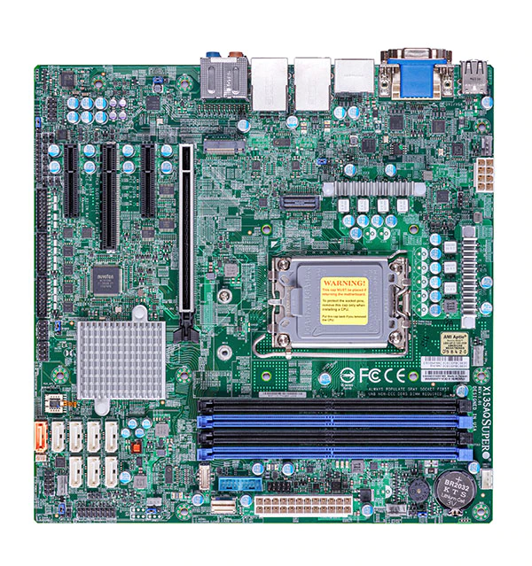 Supermicro X13SAQ, 12th Gen i5/i7/i9/LGA1700,5xPCIe,Video+HDMi,HD Audio,2x 2.5 GB,8xSATA3+R,D4/128GB