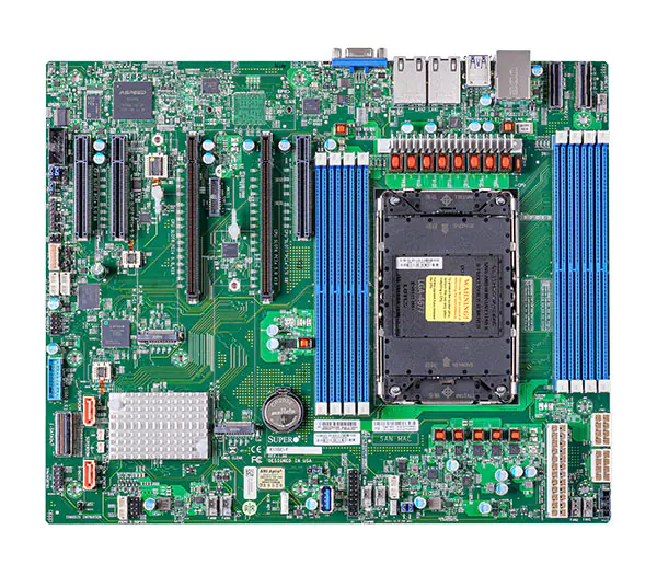 Super X13SEI-F, 4th Gen 1x LGA-4677, 5x PCI5.0, VGA, 2x GB/i210, 10x SATA3, 4x NVMe, IPMI, DDR5(2TB)