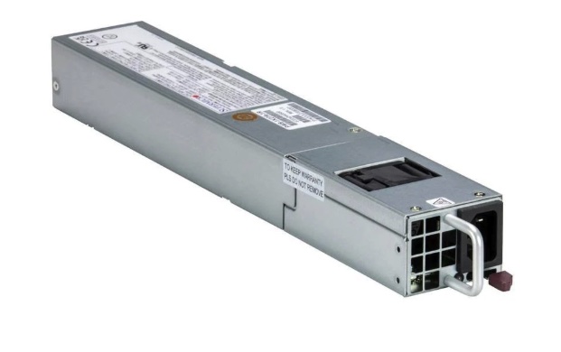 PWS-1K27A-1R, 1000W/1200W 1U 54.5Wx322Lx40H mm redundant Titanium