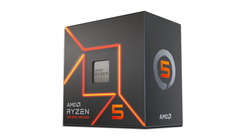 AMD Ryzen 5 7600-5.1Ghz/6C/12T, 32MB, 65W AM5 CPU
