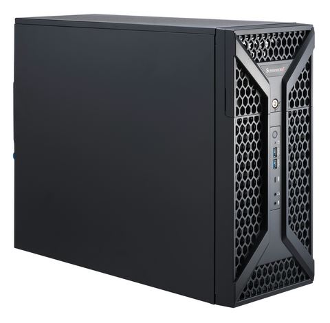 Supermicro CSE-735D4-668, Mid-Tower, 4x 3.5" Int+2x 5.25" Ext Bays, 668W Whisper-Quiet (<21dB) P.S