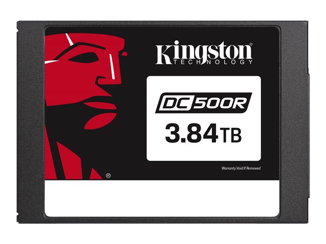 Kingston Data Center DC500R - SSD - encrypted - 3840 GB - internal - 2.5" - SATA 6Gb/s - AES - Self-