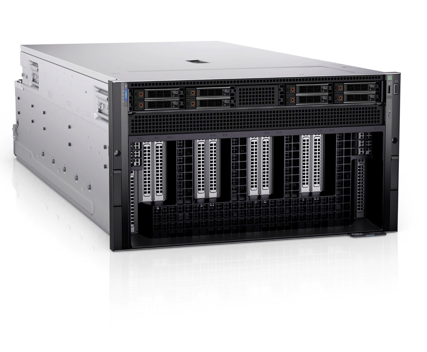 Decommissioned Dell Edge XE9680 6U Server with 8x H100 GPUs