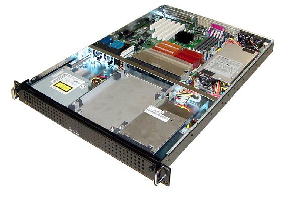 AIC RMC1F2-5I-XP, 1U Rackmount, w/350W EPS-12V for dual Xeon MB