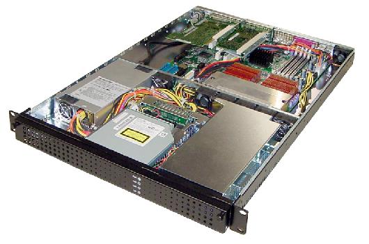 AIC RMC1N2-5I-XPE, 2x HS IDE, 1x Slim CD & FDD, 2x PCI Expansions(LP), 350W P.S