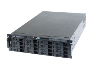 AIC RMC3E2-XPSS, 3U RM, 16x HS SATA Bays, 1x Slim CD & FDD, 650W(2+1) P.S