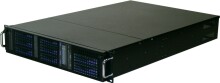 AIC RMC2Q2-KI-XPS, 2U RM, 6x HS SCSI/U320+1x 3.5" Exposed Bays, 1x Slim CD & FDD, 2x460W P.S