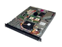 AIC RMC1E2-5I, 1U RM, 1x Slim CD Exposed+1x Int HDD Bays, PCI R. Card & Fan, 350W EPS-12V P.S