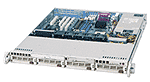 Supermicro SC813MS-300, 1U RM, 4x HS SCA+1x Slim CD&FDD Bays, 300W P.S