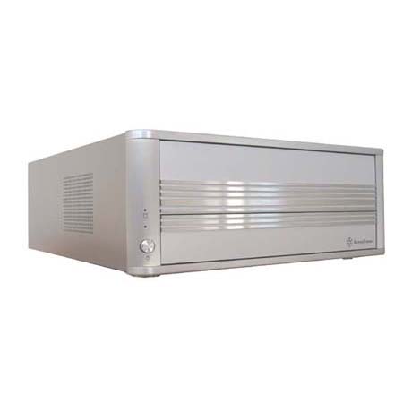 SilverStone LC01-S, Silver F Alum, 2x 5.25"/2x 3.5" Ext+4x 3.5" Int Bay, 300W  HTPC Desktop Case