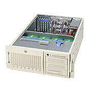Supermicro SC743i-645, 4U RM/Tower, 2x 5.25"+1x 3.5" Ext+8x HDD Bays, 645W P.S, *Low Noise*
